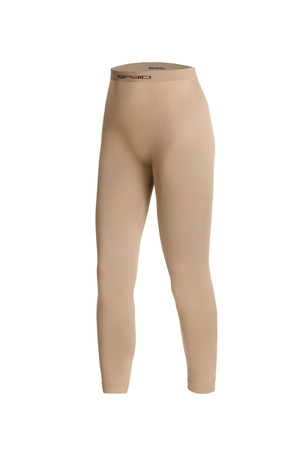 Legginsy termoaktywne ALPHA, damskie - Sand