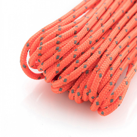 M-Tac paracord Minicord Reflective 15m  - Reflective Safety Orange