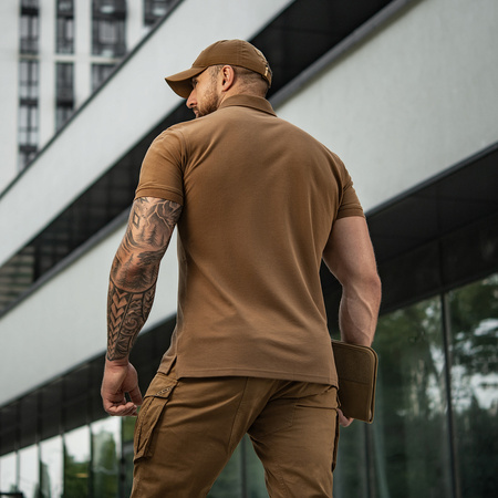 Koszulka Polo Basic 65/35  - Coyote Brown