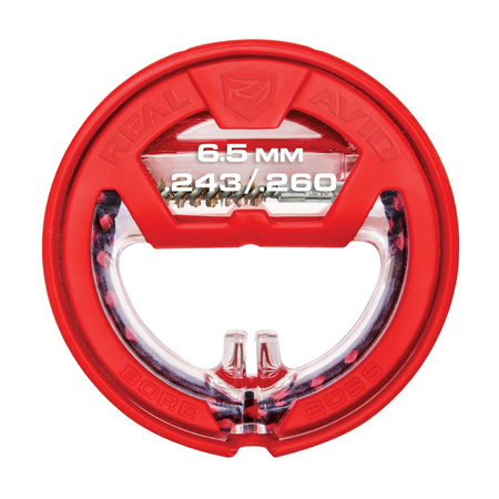 Real Avid - Wycior sznurowy do czyszczenia przewodu lufy Bore Boss - .243/.260/6,5 mm - AVBB243