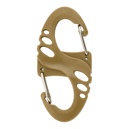 M-Tac Dwustronny Karabińczyk Typu S-Hook Plastikowy  - Coyote