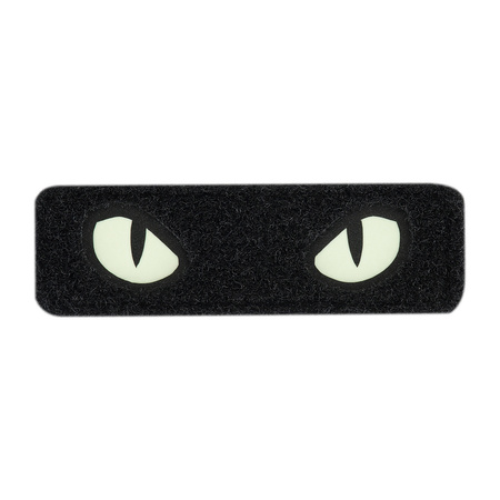 Naszywka Cat Eyes (Type 2) Laser Cut  - Black/GID