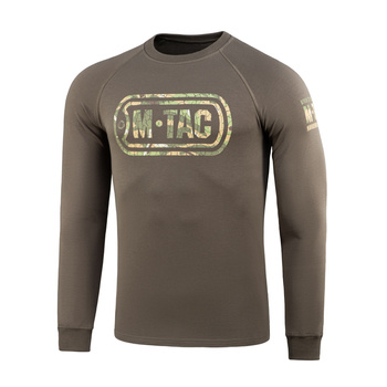Bluza Raglanowa Logo  - Dark Olive
