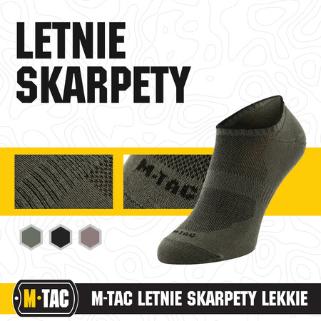 Letnie skarpety lekkie  - Olive