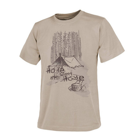 Helikon - Koszulka T-Shirt Home Sweet Home - Khaki - TS-HSH-CO-13