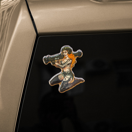 Naklejka Tactical girl #10 AT4 Skandinavik  - Color