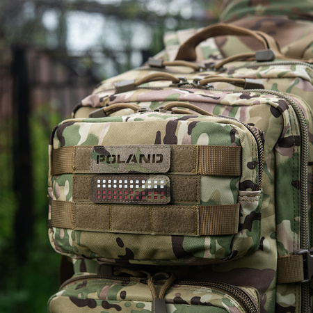 Naszywka Poland (przechodzi na wylot) 25x80 Laser Cut  - Multicam