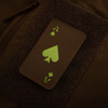 Naszywka Ace of Spades Laser Cut  - Coyote/GID