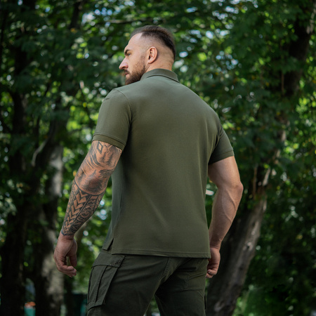 Koszulka Polo Basic 65/35  - Army Olive