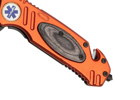 Nóż Ratowniczy BSH ADVENTURE N-380 Sprężynowy