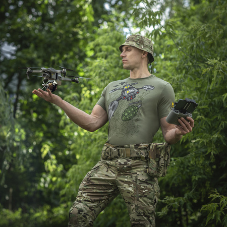 M-Tac Koszulka Dron  - Light Olive