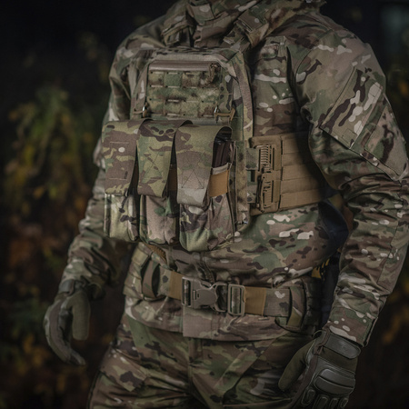 M-Tac Ładownica na Dwa Magazynki Typu Zamknietego  - Multicam