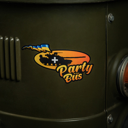 M-Tac Naklejka Party Bus Large  - Yellow/Orange