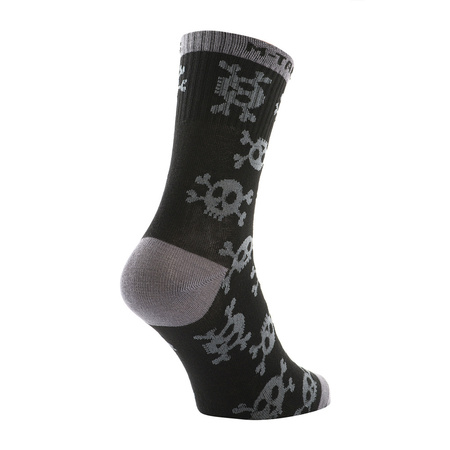 Lekkie Skarpetki mk.3 Pirate Skull  - Black