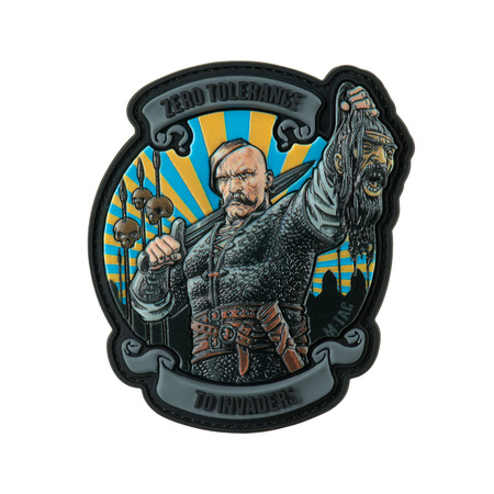 Naszywka Zero Tolerance PVC  - Grey