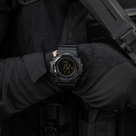 Zegarek Taktyczny Z Kompasem 2233  - Black