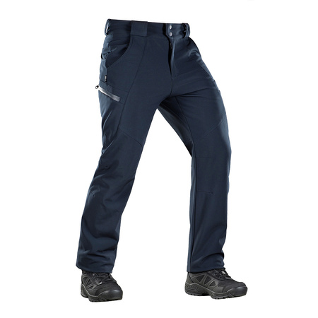 M-Tac spodnie Soft Shell Winter  - Dark Navy Blue