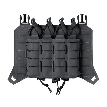 Direct Action - Panel przedni Spitfire® SMG Flap® - z 4 ładownicami - Shadow Grey - PC-SMFP-CD5-SGR