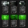 RovyVon GL4 Pro 4-in-1 (Latarka + Laser Zielony + IR), Black, Dzwignia QD