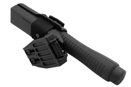 ESP - Hartowana pałka teleskopowa z kaburą - 16" - Rękojeść ergonomiczna - Czarny - ExB-16HE BLK BH-54