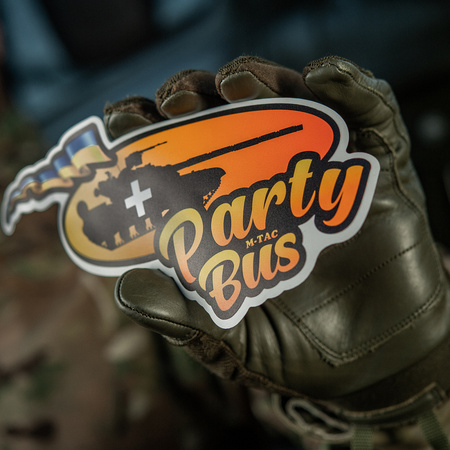 M-Tac Naklejka Party Bus Large  - Yellow/Orange