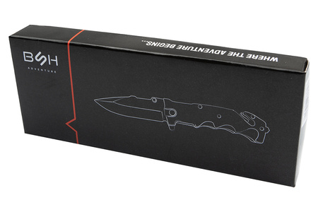 Nóż Ratowniczy BSH ADVENTURE N-353C Sprężynowy