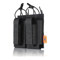 TacBull Ładownica uniwersalna podwójna szybka na magazynki karabinowe i pistoletowe | Czarna