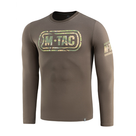 M-Tac Koszulka Logo z Długim Rękawem  - Dark Olive