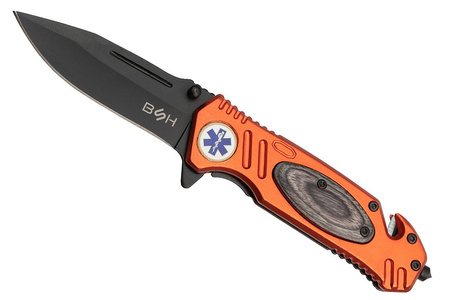 Nóż Ratowniczy BSH ADVENTURE N-380 Sprężynowy