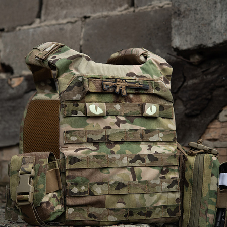 Naszywka Tiger Eyes Laser Cut (para)  - Multicam