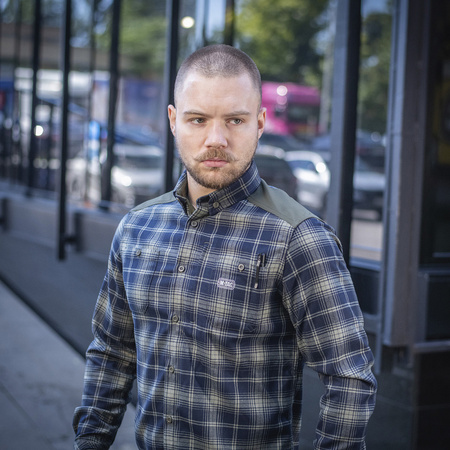 Koszula Redneck Shirt  - Olive/Navy Blue