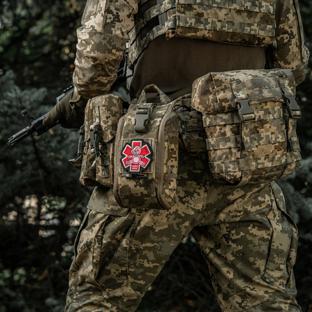 Naszywka Paramedic Miś (Haftowana)  - Pink/Black