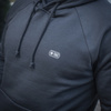Bluza Hoodie Cotton Raglan  - Dark Navy Blue