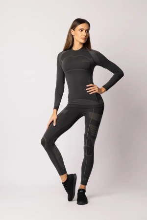 Legginsy termoaktywne THERMO-EVO, damskie - Grey / Light Grey