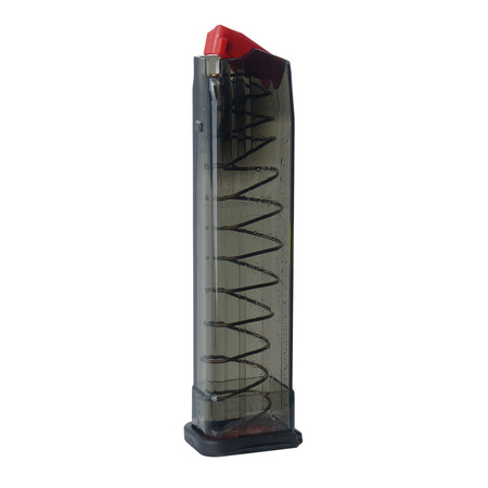 ETS - Magazynek polimerowy do HK VP9 - 9x19 mm - 21 naboi - Carbon Smoke Series - SMK-HKVP9-21