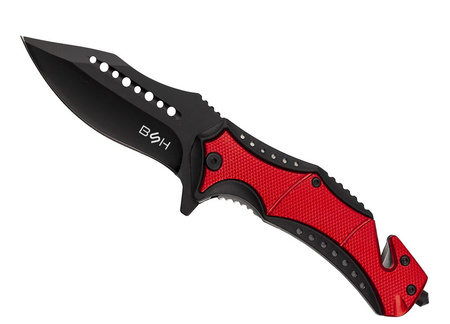 Nóż Ratowniczy BSH ADVENTURE N-364B Sprężynowy