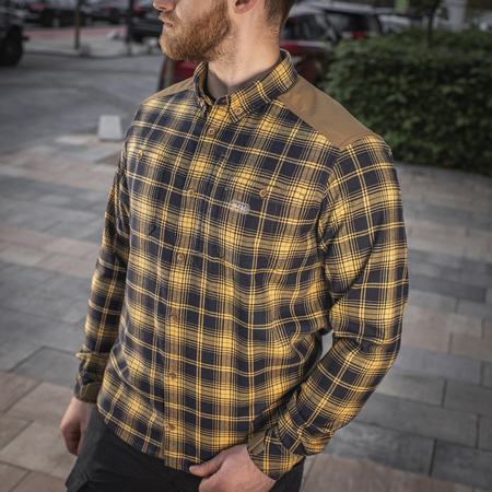 Koszula Redneck Shirt  - Navy Blue/Yellow