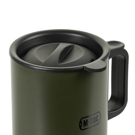 Kubek termiczny z pokrywą 450 Ml  - Olive
