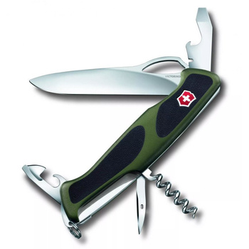 Victorinox - Scyzoryk RangerGrip 61 - Zielony/Czarny - 0.9553.MC4