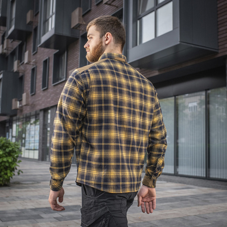 Koszula Redneck Shirt  - Navy Blue/Yellow