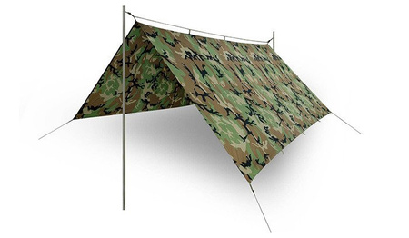 Helikon - Płachta biwakowa Supertarp - 300 x 300 cm - Woodland - PO-STP-PO-03