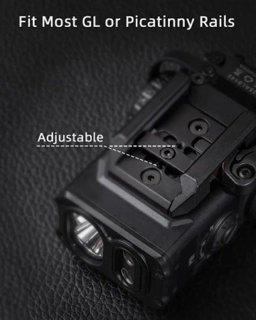 RovyVon GL5 Pro 4-in-1 Compact (Pistoletowa), Black, Dźwignia QD