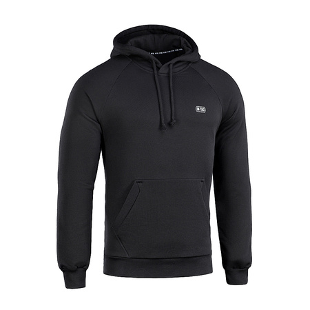 Bluza Hoodie Cotton Raglan  - Black