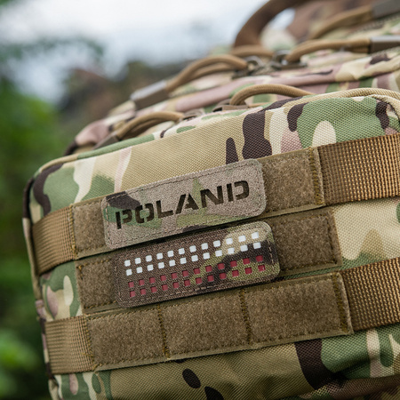 Naszywka Poland (przechodzi na wylot) 25x80 Laser Cut  - Multicam