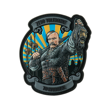 Naszywka Zero Tolerance PVC - Grey