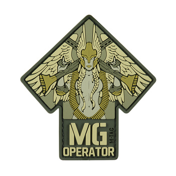Naszywka MG Operator PVC - Olive