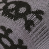 Lekkie letnie Skarpetki Pirate Skull  - Dark Grey