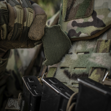 Naszywka Jolly Roger PVC  - Olive/Black