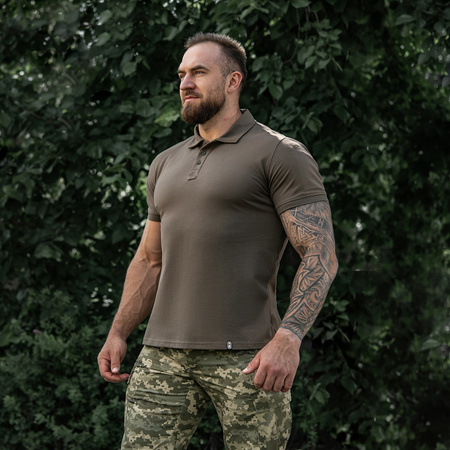 Koszulka Polo Basic 65/35  - Dark Olive