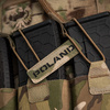 Naszywka Poland 25x80 Laser Cut  - Multicam/Black